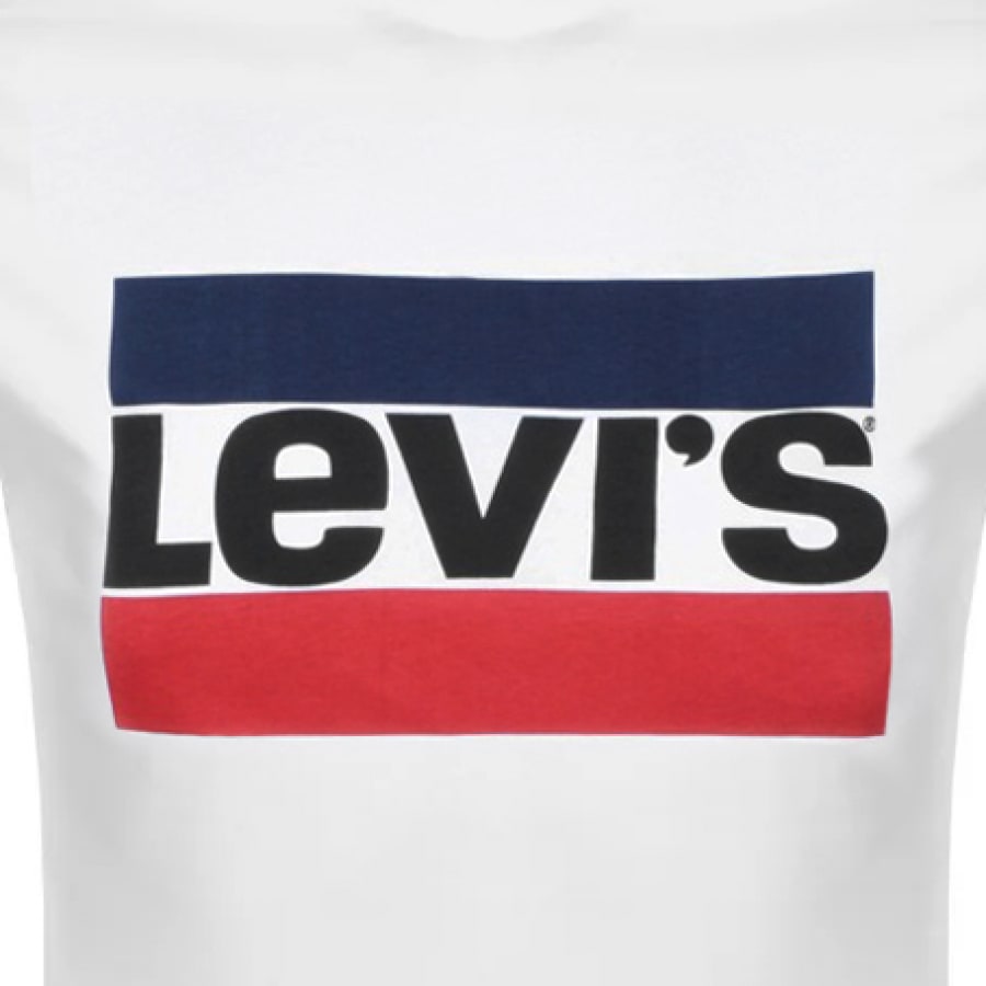 Alternative Image for ProductLevis Crew Neck Sportswear Logo T Shirt White3